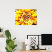 Soleil de floraison - Poster (Bureau à domicile)