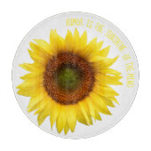 Soleil de la planche à découper en verre de cercle (Devant)