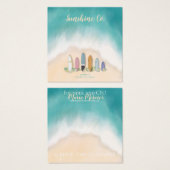 Soleil de plage et sable (Devant & derrière)