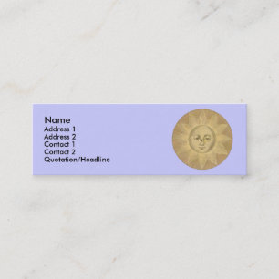 Soleil - Détail solaire de la carte antique vers 1