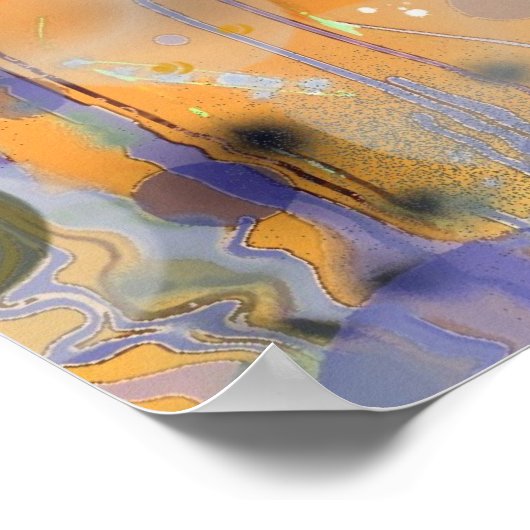 Soleil du matin - Poster Abstrait (Coin)