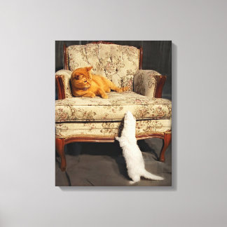 Soleil en de fret - Stretched Canvas Print