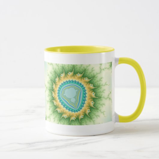 Soleil enchanté - Mug fractale (Droite)