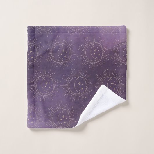 Soleil et Lune (Gant de toilette)