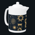 Soleil et Lune - Astronomie Witch<br><div class="desc">Beau motif avec serpent et symboles,  que vous pouvez utiliser comme un charme. Chemise magique | Sorcière | Mystique | Tarot | Carte Tarot  | Lune Et Soleil  | Soleil Et Lune| Magie | Serpent    céleste| Fête de cuisine  | sorcière</div>