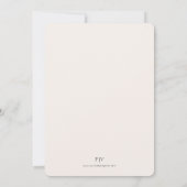 Soleil et Lune | Invitation de Mariage Tarot en De (Dos)