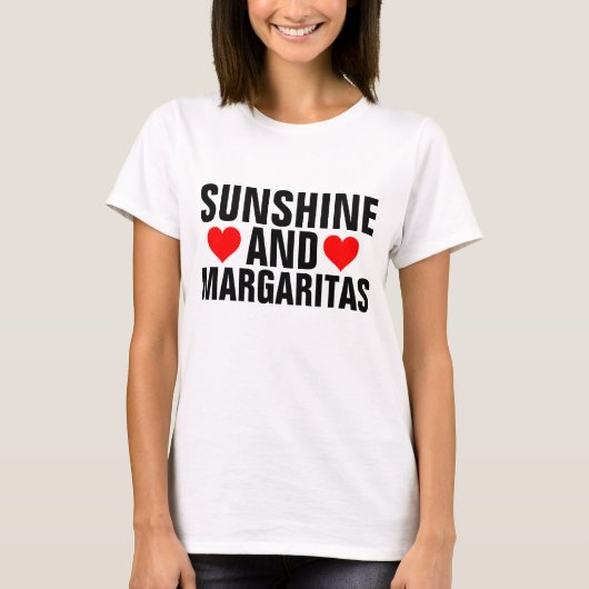 SOLEIL ET MARGARITAS T-shirts de vacances (Devant)