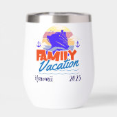 Soleil Famille Croisière Vacances Personnaliser (Arrière)