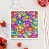 Soleil Floral #444 - Serviette en papier (En situation)