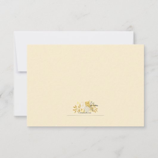 Soleil Floral RSVP (Dos)