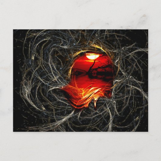 soleil fond Carte postale (Devant)