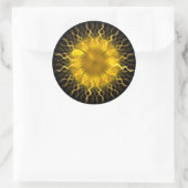Soleil fractal Iris~ Sticker fractal (Sac)