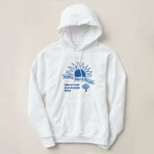 Soleil levant sweat à capuche