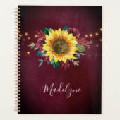 Soleil Lumière Florale Bourgogne Aquarelle (Devant)