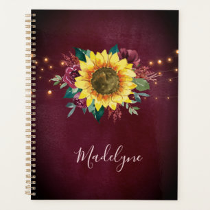 Soleil Lumière Florale Bourgogne Aquarelle