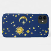 Soleil, Lune et Étoiles 🌞 🌛 ⭐ coque iphone (Dos (Horizontal))