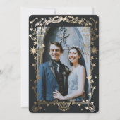 Soleil & Lune Golden Ivy Orament Faire-part de mar (Dos)