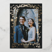 Soleil & Lune Golden Ivy Orament Faire-part de mar (Verso)