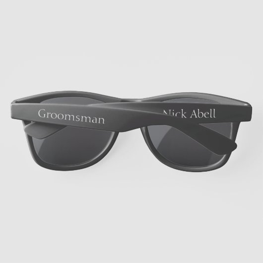 Soleil Lunettes de garçon d'honneur (Dos)