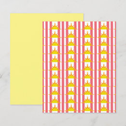 Soleil orange jaune sur bandes roses Papier à grat