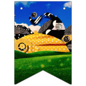 SOLEIL POLKA DOT banderole de faisceau (Deuxième drapeau)