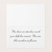 Soleil pour fleurs (Inside Unfolded)