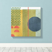 Soleil Rouge IV Canvas Afdruk (Insitu (Houten vloer))