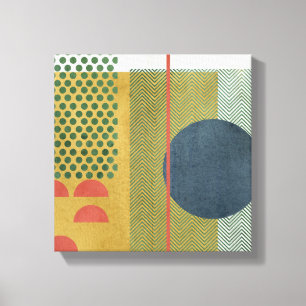 Soleil Rouge IV Canvas Afdruk