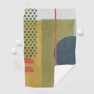 Soleil Rouge IV Golfhanddoek