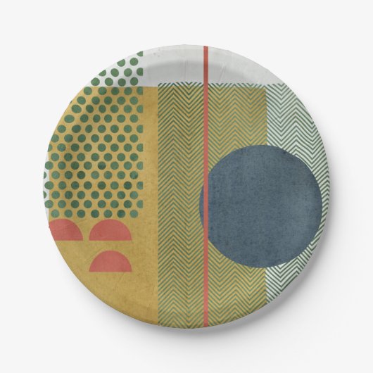 Soleil Rouge IV Papieren Bordje (Voorkant)