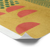 Soleil Rouge IV Poster (Hoek)