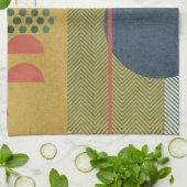 Soleil Rouge IV Theedoek (Gevouwen)