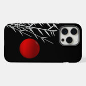 Soleil rouge noir blanc zen (Verso Horizontal)