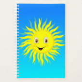 Soleil Souriant Dans Ciel Bleu (Devant)