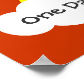 Soleil Souriant Un Jour À La Fois Poster De Récupé (Coin)