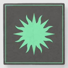 Soleil Sun Sonne Stenen Onderzetter