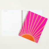 Soleil Sunrise Hot Rose Et Orange Preppy Sunshine (Devant avec enveloppe)