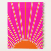 Soleil Sunrise Hot Rose Et Orange Preppy Sunshine (Dos)