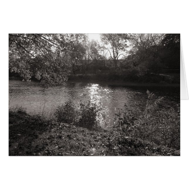 Soleil sur le Taff, Bute Park, Cardiff (Devant horizontal)