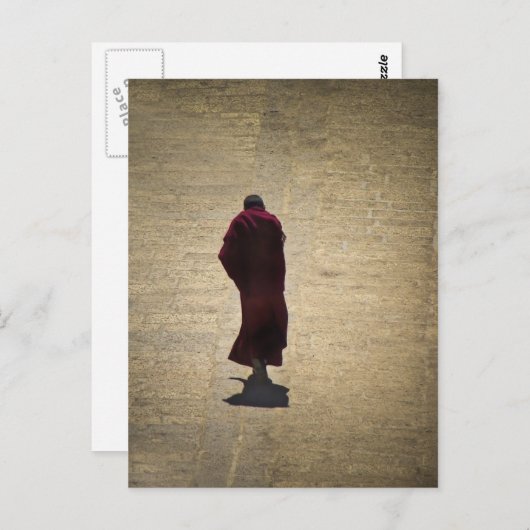 Solemn Monk Briefkaart (Voorkant / Achterkant)