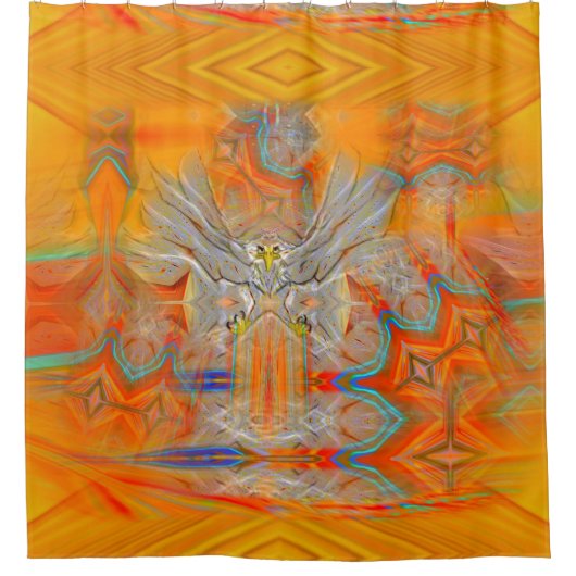 Solennellement rideau en douche de Soleil Levant (Devant)