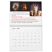 Solennités catholiques et Calendrier des fêtes (Mar 2027)