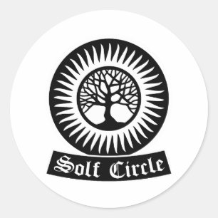 solf cirkel ww2 logo ronde sticker