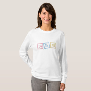 Solfeggio blokkeert muziek in het onderwijs t-shirt