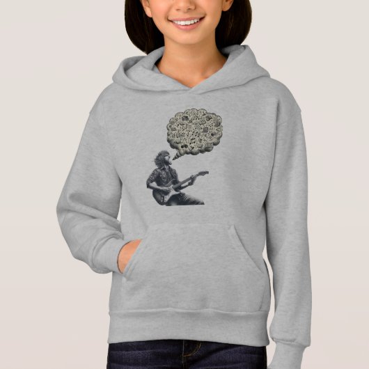 Solfeggio explosieve gitaar speler (Voorkant)