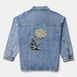 Solfeggio explosieve gitaar speler denim jacket