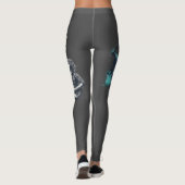 Solfeggio explosieve gitaar speler leggings (Achterkant)