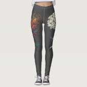 Solfeggio explosieve gitaar speler leggings (Voorkant)