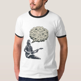 Solfeggio explosieve gitaar speler t-shirt
