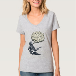 Solfeggio explosieve gitaar speler t-shirt